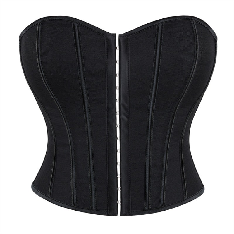 Strapless Bra Backless - Black Sexy Streetwear Strapless Off Shoulder