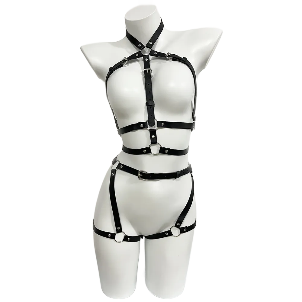 Harness for Women Pu Leather L - Garter Belt Set 리뷰 및 가격