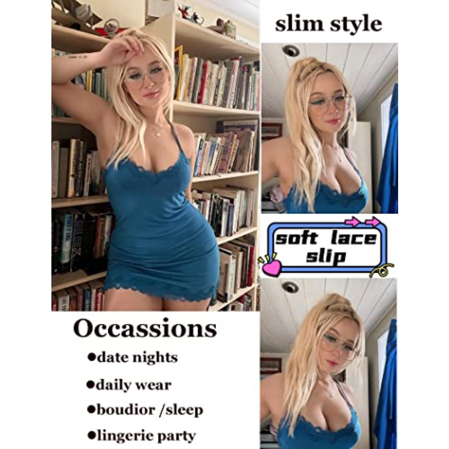 Womens Nightgown Sexy Lace Sle - Babydoll Chemise Night 리뷰 및 가격