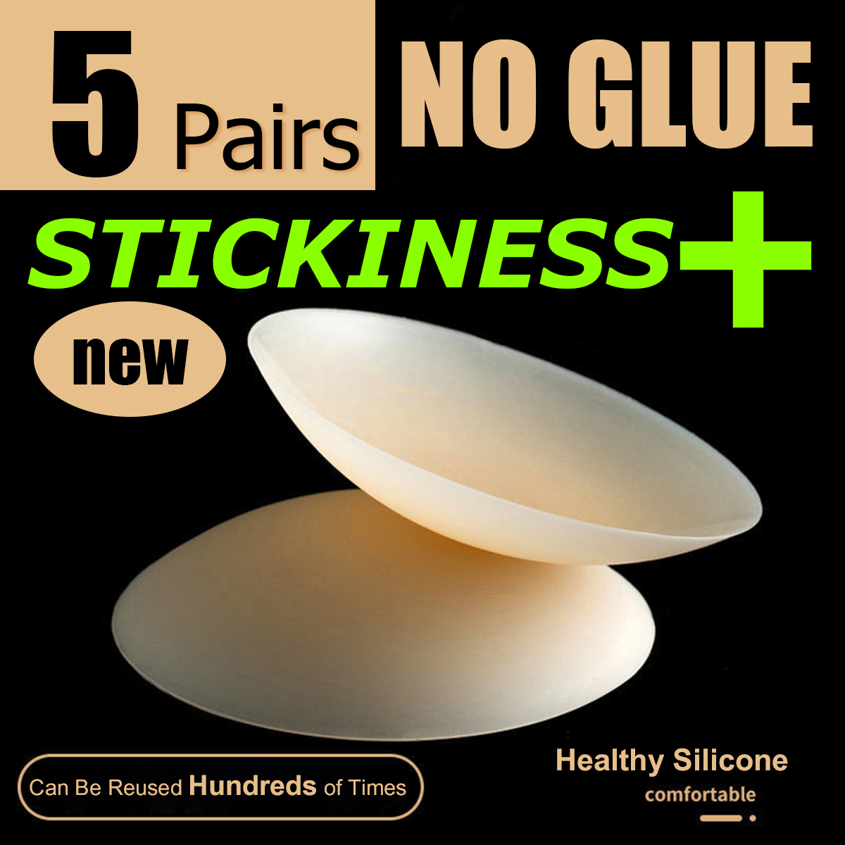 5 Pairs More Sticky 10cm No Tr - Nipple Cover Pasties 리뷰 및 가격