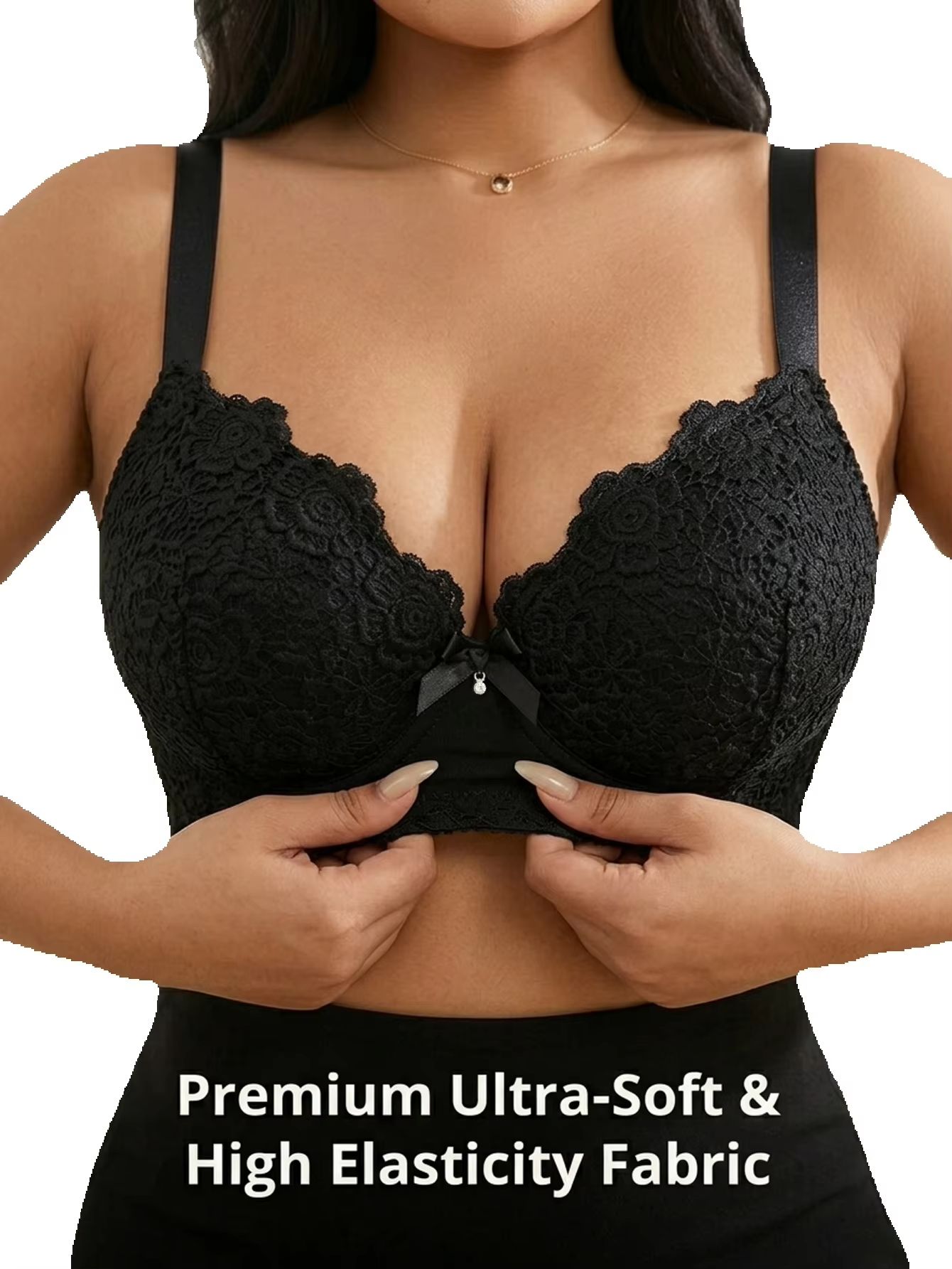 Women Plus Size Floral Push Up - Push Up Bra Padded 리뷰 및 가격