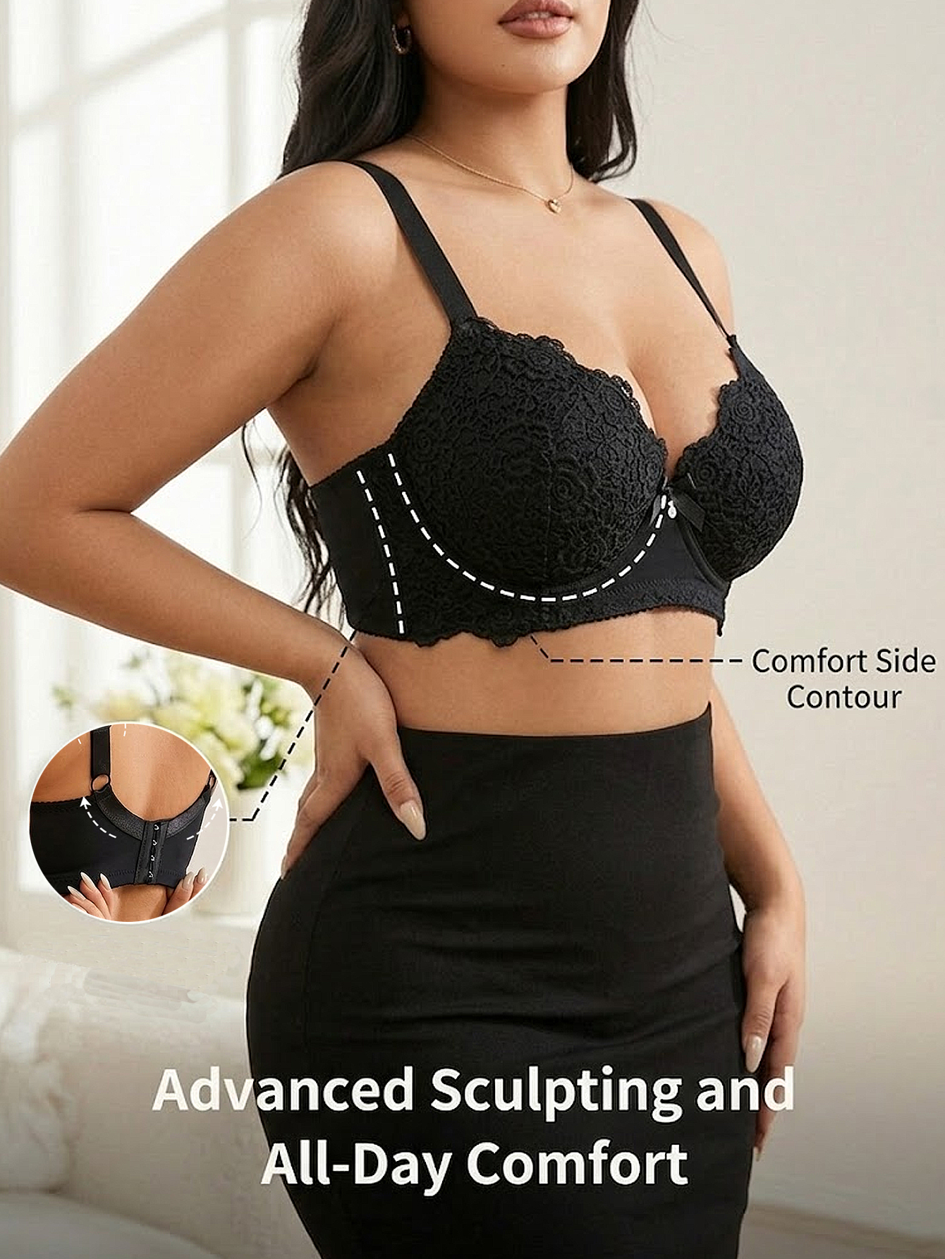 Women Plus Size Floral Push Up - Push Up Bra Padded 리뷰 및 가격