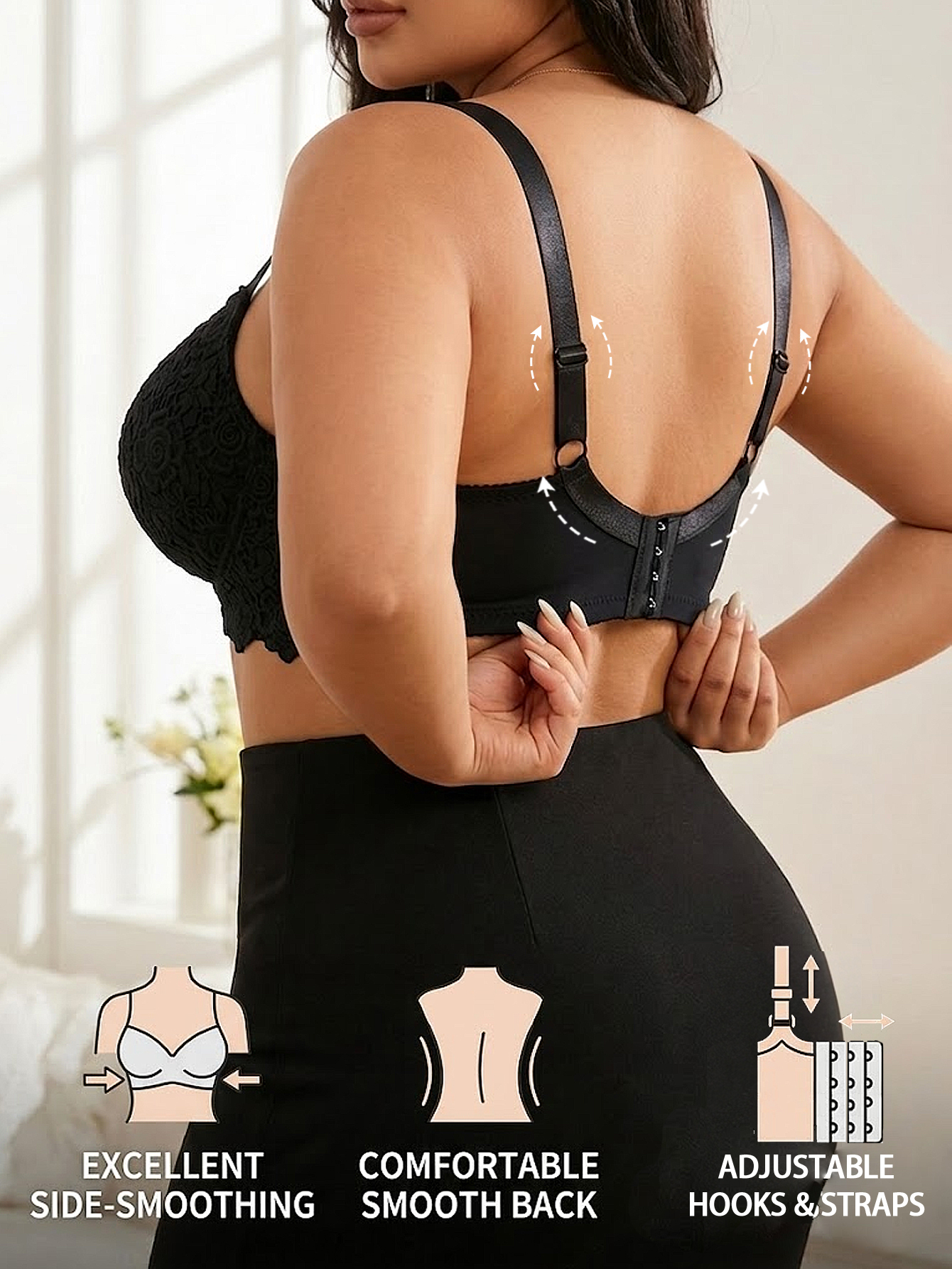 Women Plus Size Floral Push Up - Push Up Bra Padded 리뷰 및 가격