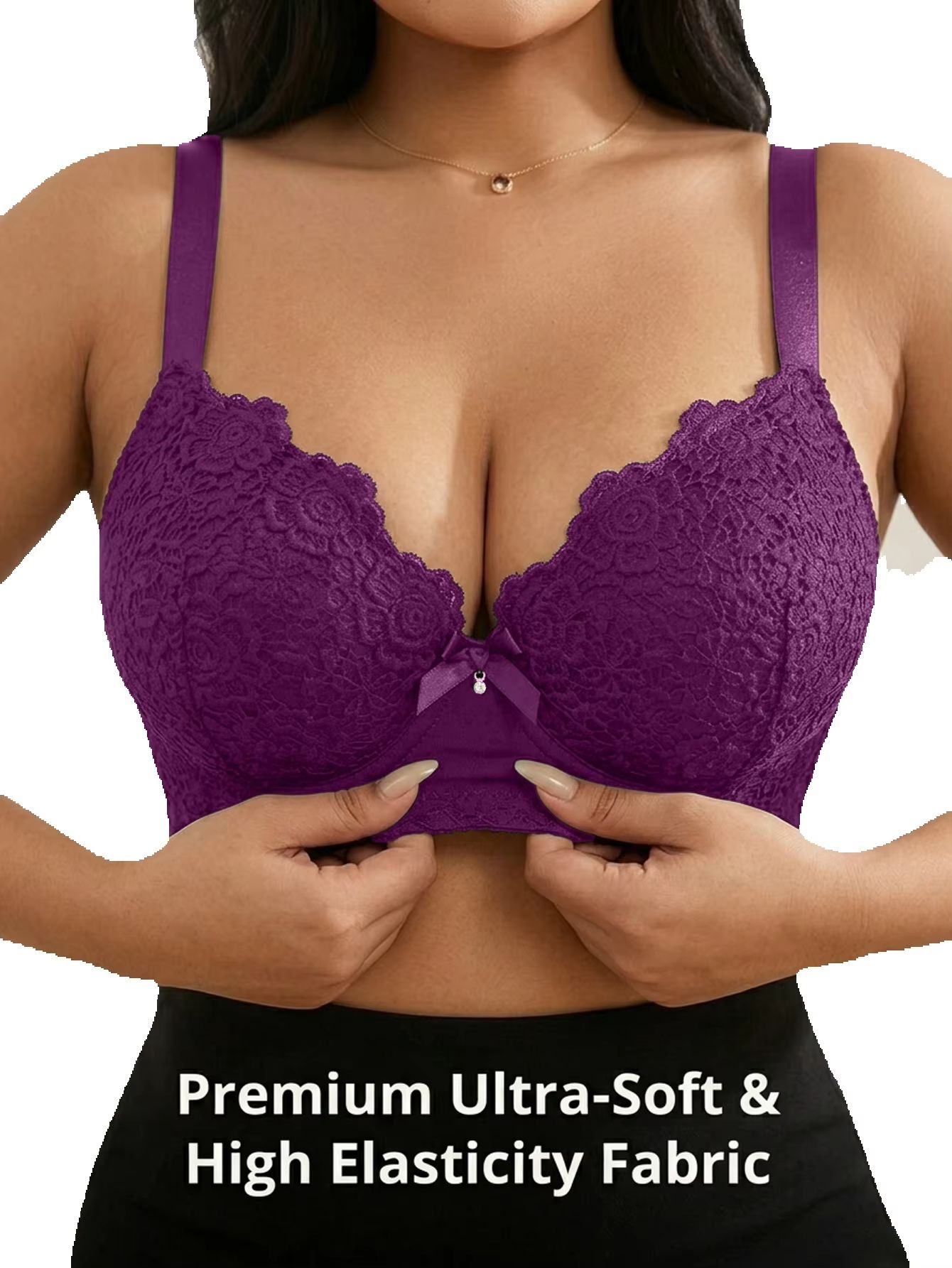 Women Plus Size Floral Push Up - Push Up Bra Padded 리뷰 및 가격