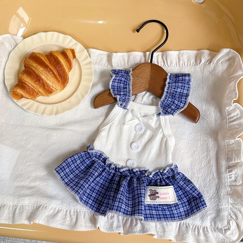 Pet Dress Summer Vest Checkere - Lace Teddy Lingerie 리뷰 및 가격