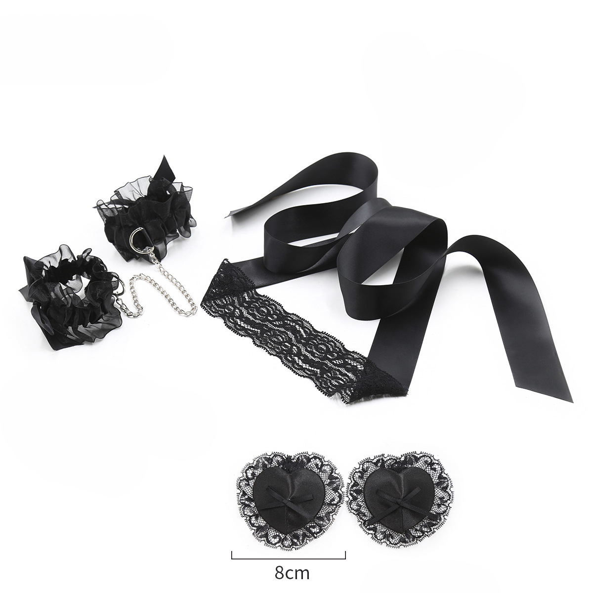 Lace Sex Toy Set Adult Handcuf - Nipple Cover Pasties 리뷰 및 가격