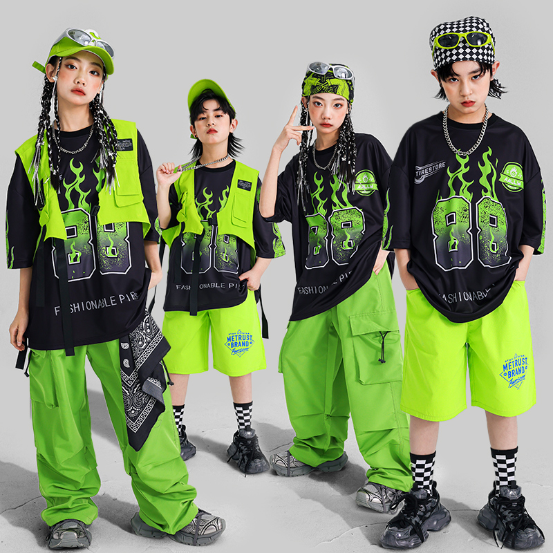 Boys Hip Hop Blue T-shirt Carg - Boyshort Underwear 리뷰 및 가격
