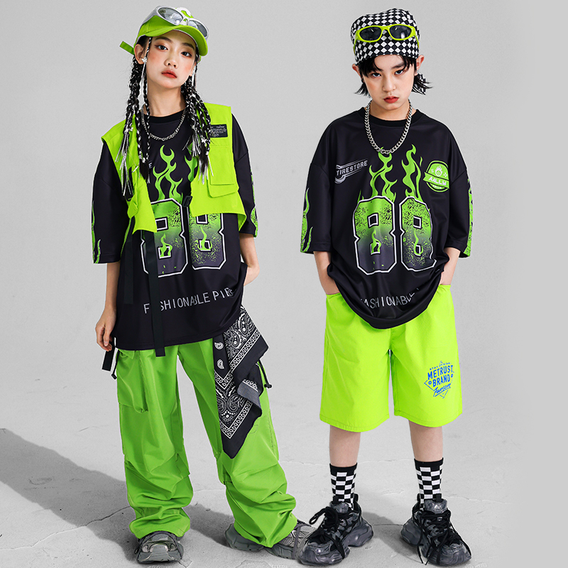 Boys Hip Hop Blue T-shirt Carg - Boyshort Underwear 리뷰 및 가격