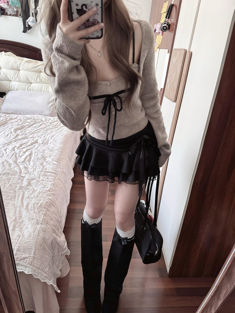 Japanese Vintage Coquette 3 Pi - Cami Top Lace 리뷰 및 가격