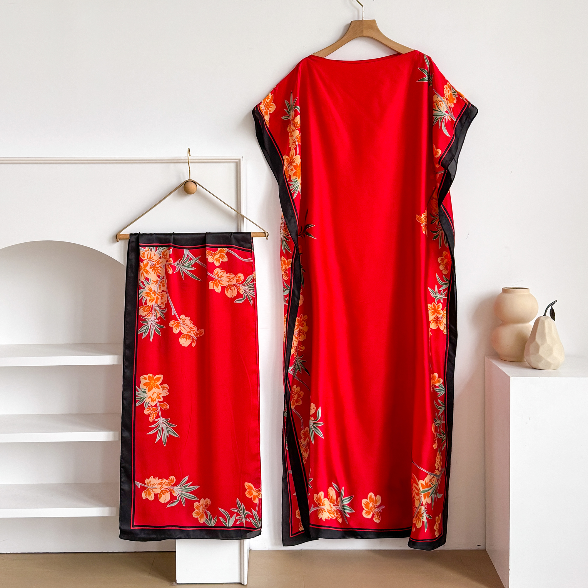 Summer Fashion Oversize Africa - Robe Silk Women 리뷰 및 가격