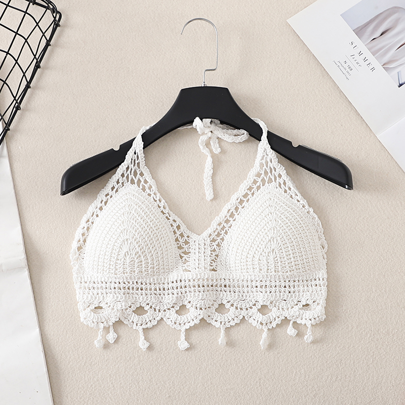Summer Clothes Crochet Top Sex - Strapless Bra Backless 리뷰 및 가격
