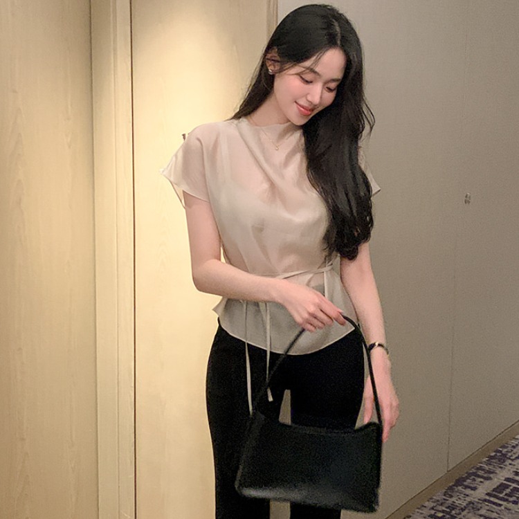 Summer Short Sleeve Shirt Wome - Corset Waist Cinch 리뷰 및 가격