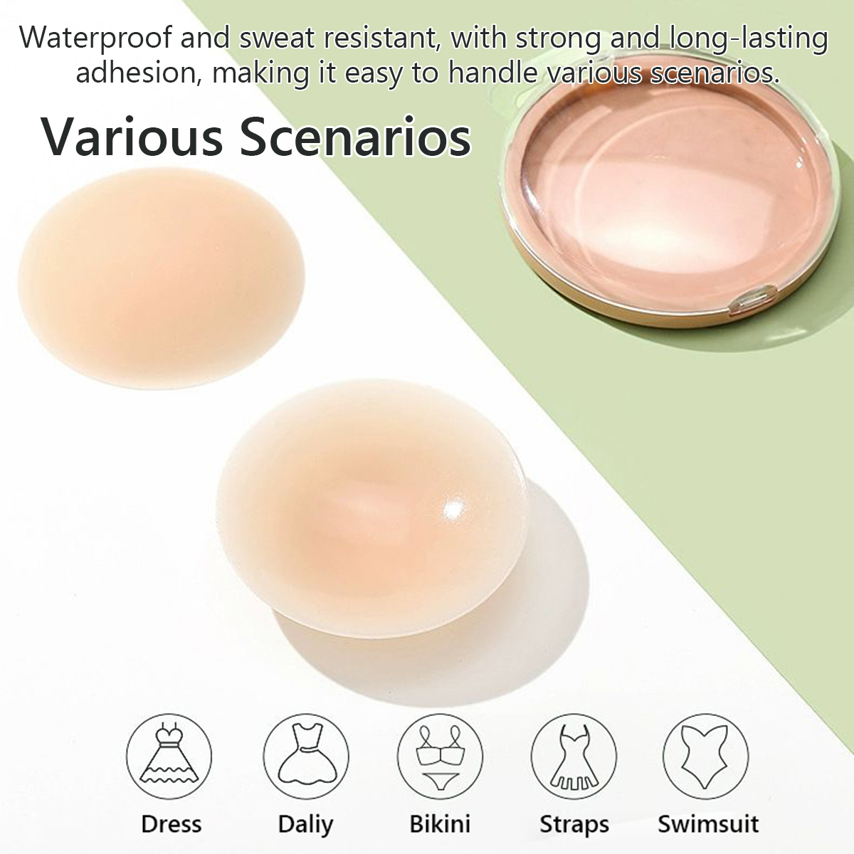 3 Pairs Washable Reusable 10cm - Nipple Cover Pasties 리뷰 및 가격