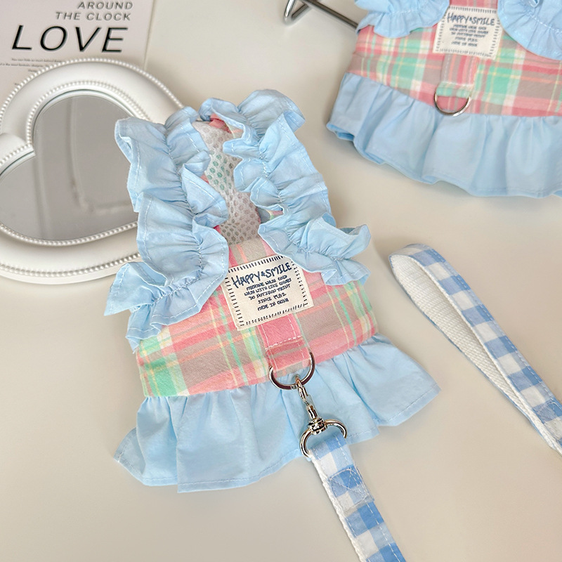 Pet Plaid Leash Vest Style Sma - Lace Teddy Lingerie 리뷰 및 가격