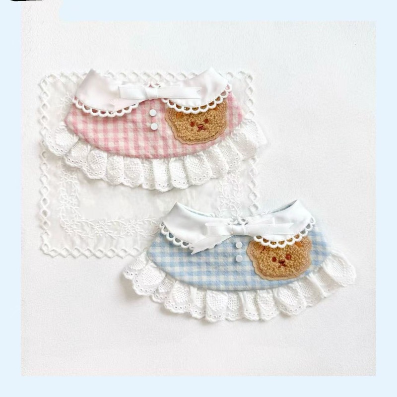 Pet Spring Plaid Cute Bib Pet  - Lace Teddy Lingerie 리뷰 및 가격