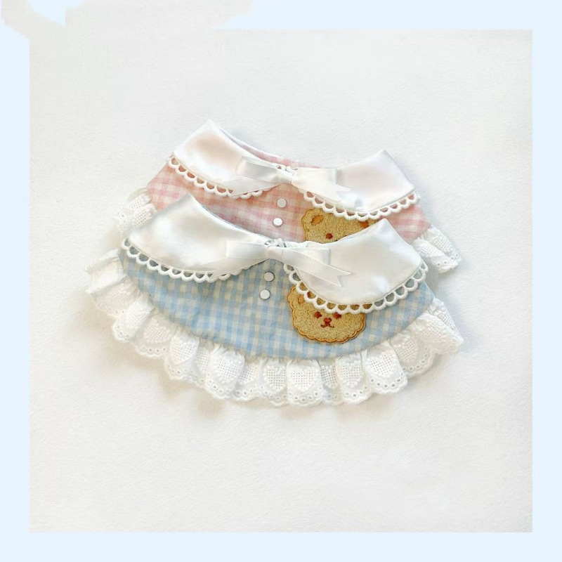 Pet Spring Plaid Cute Bib Pet  - Lace Teddy Lingerie 리뷰 및 가격