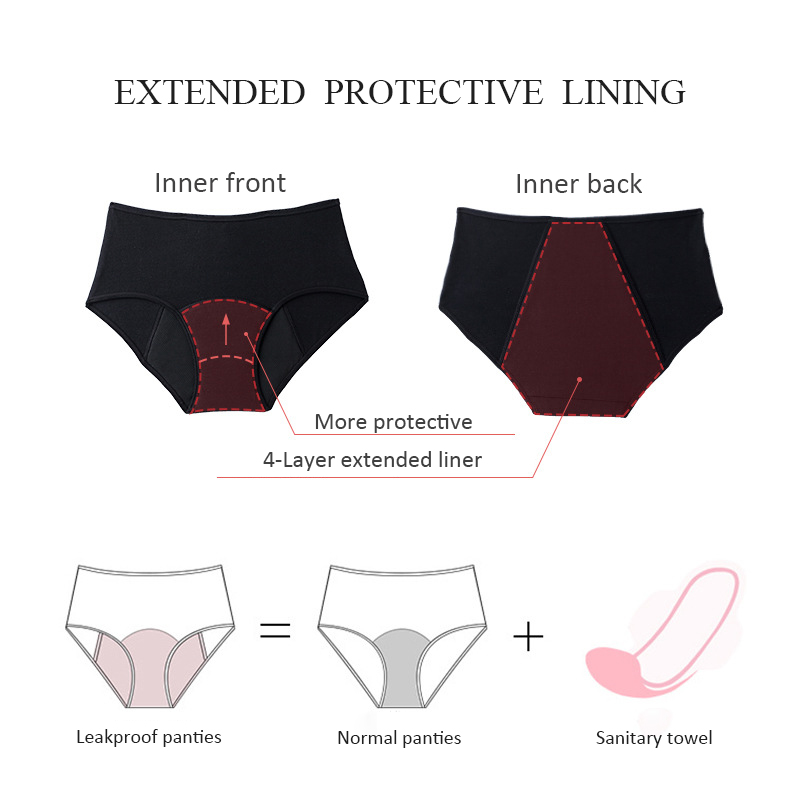 Heavy Flow Menstrual Panties 4 - Period Panty Absorbent 리뷰 및 가격