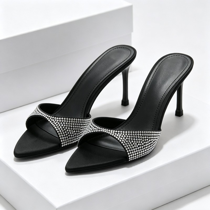 Rhinestone Designer Heels Slip - Slip Dress Satin 리뷰 및 가격