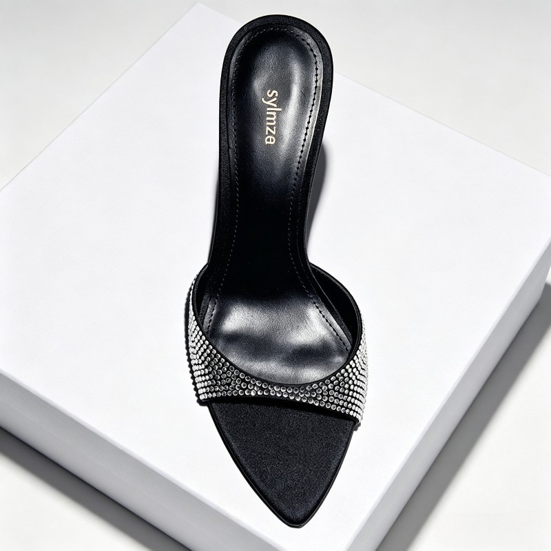 Rhinestone Designer Heels Slip - Slip Dress Satin 리뷰 및 가격