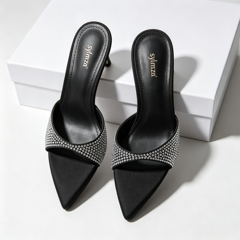 Rhinestone Designer Heels Slip - Slip Dress Satin 리뷰 및 가격
