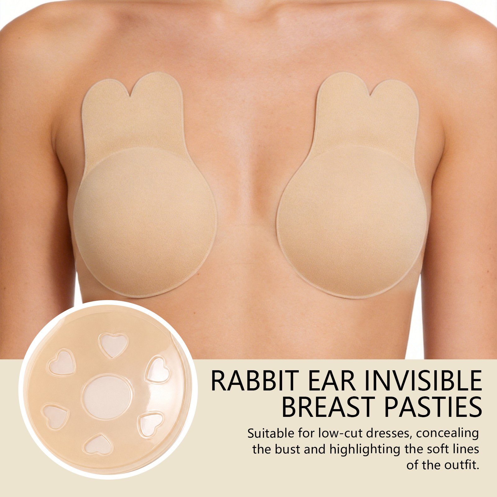 Rabbit Ear Invisible Nipple Co - Nipple Cover Pasties 리뷰 및 가격