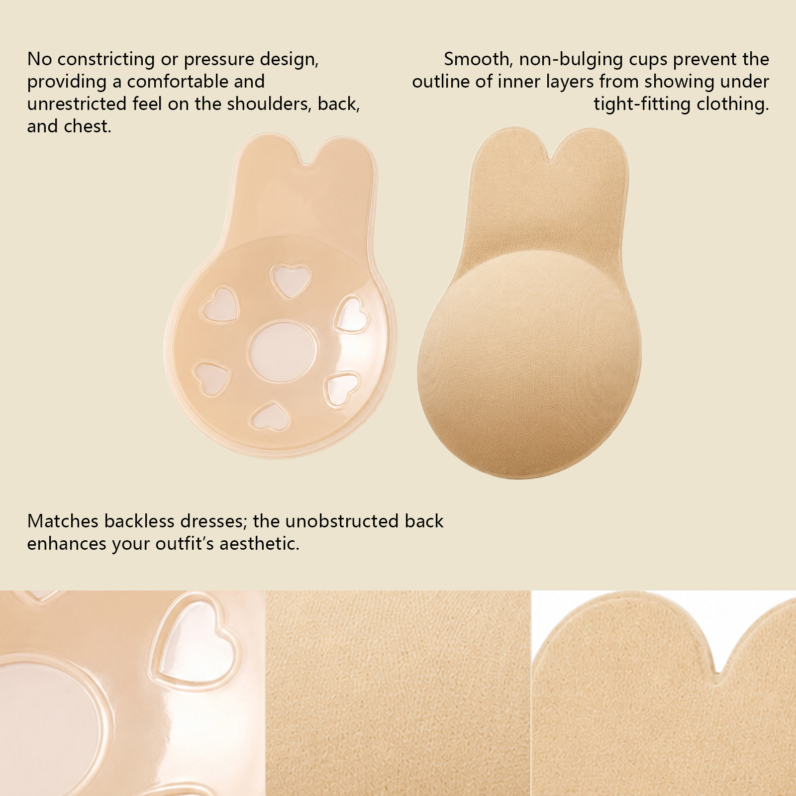 Rabbit Ear Invisible Nipple Co - Nipple Cover Pasties 리뷰 및 가격