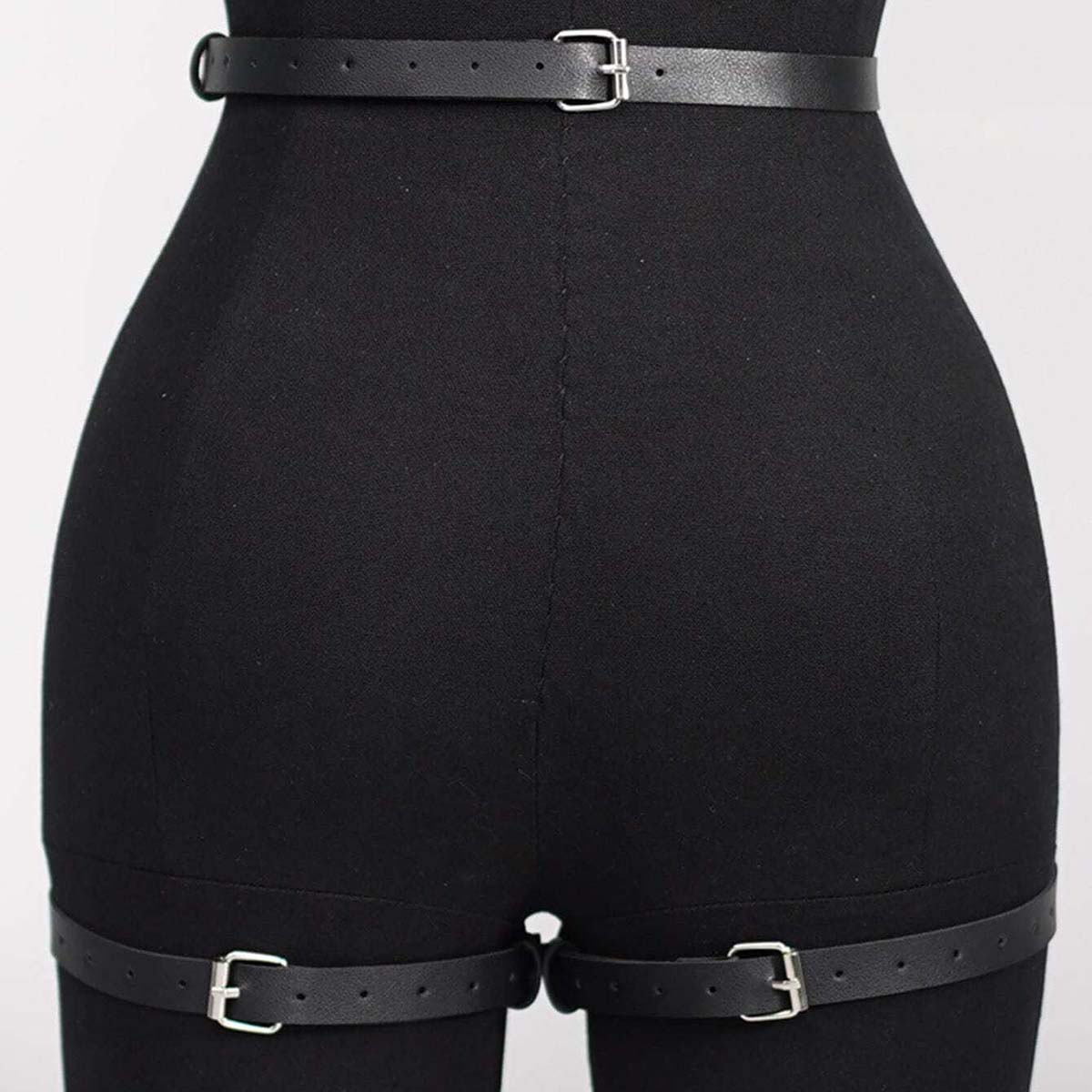 Oth Punk PU Leather Full Waist - Garter Belt Set 리뷰 및 가격