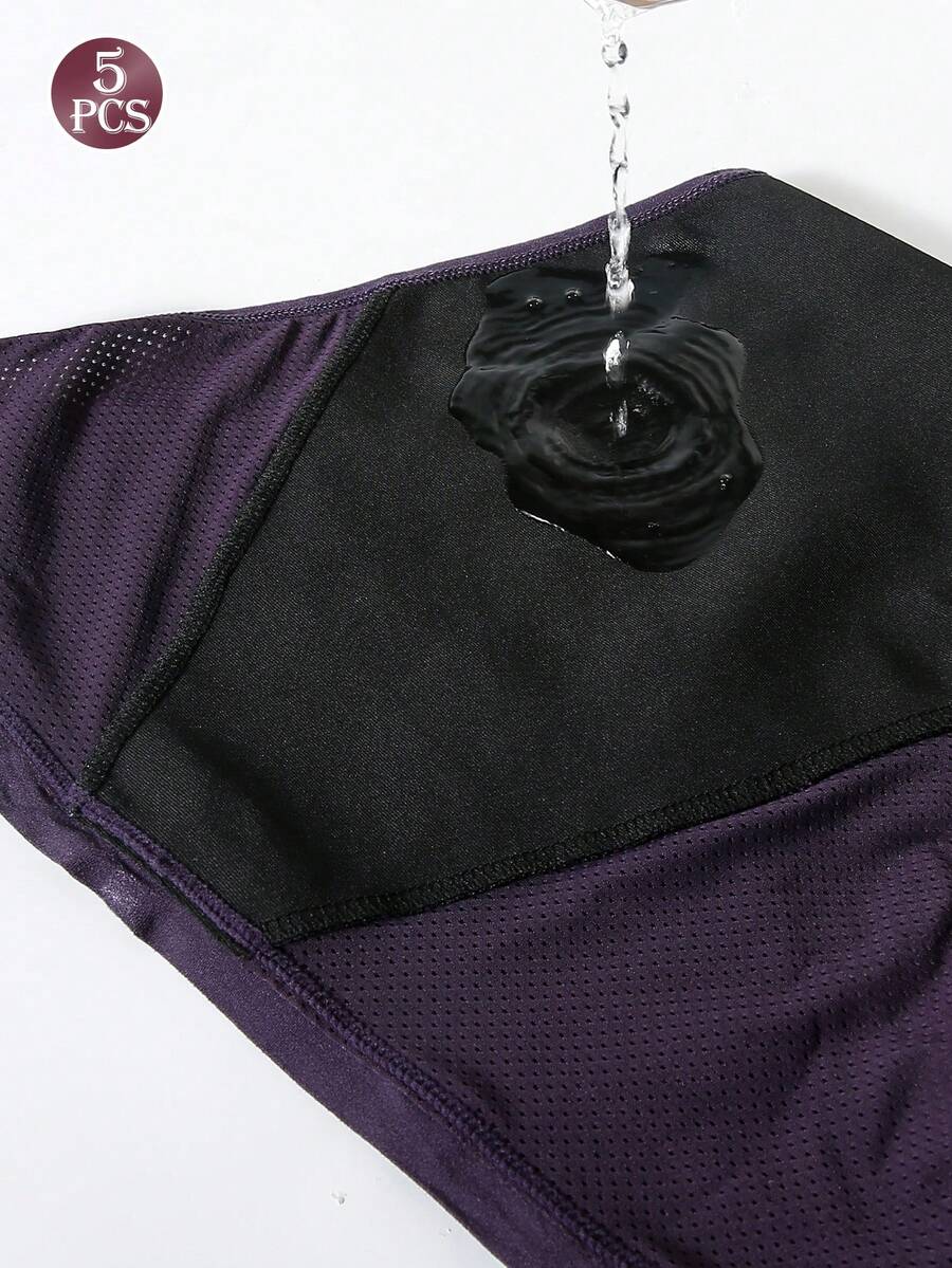 5 Pcs Women Solid Color Absorb - Period Panty Absorbent 리뷰 및 가격