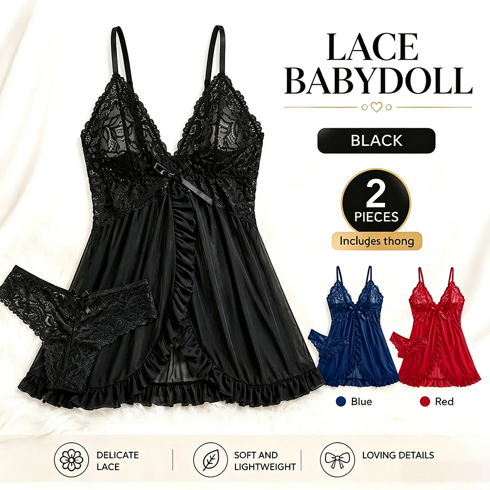 Women's Lace Lingerie Chemise  - Babydoll Chemise Night 리뷰 및 가격