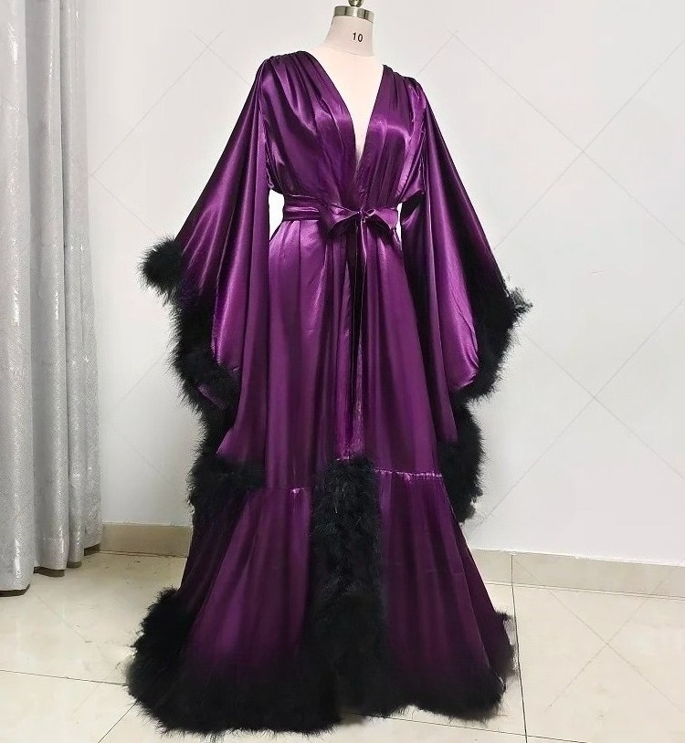 Customized Bathrobe for Women  - Robe Silk Women 리뷰 및 가격