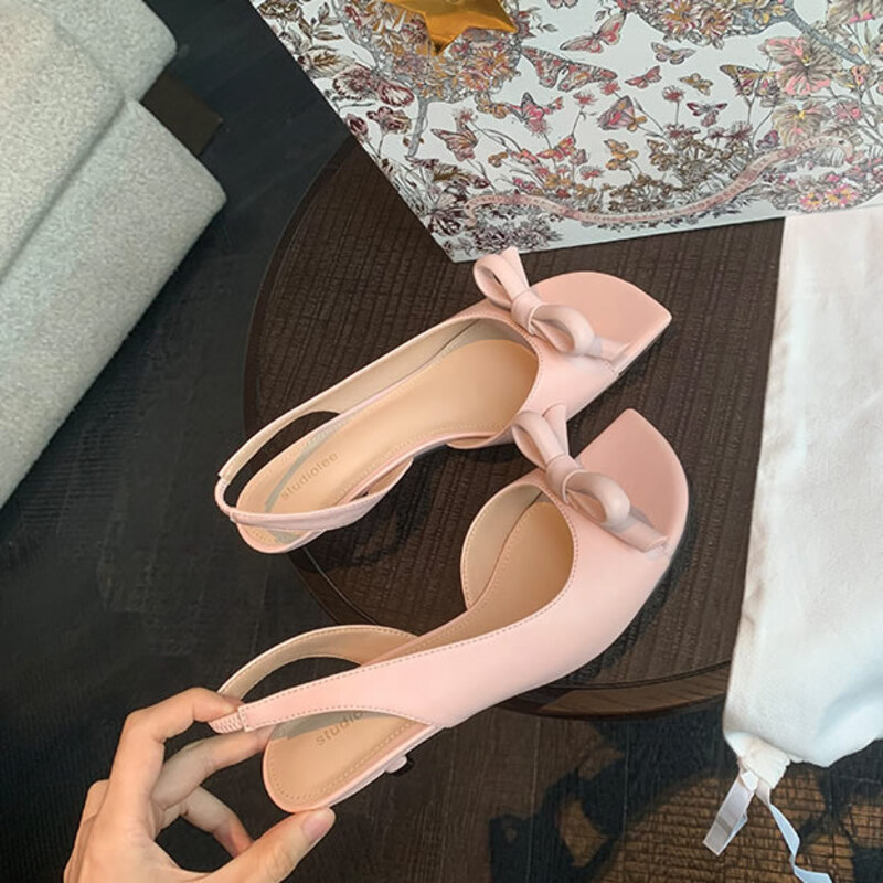 Elegant bow satin low heels sa - Slip Dress Satin 리뷰 및 가격