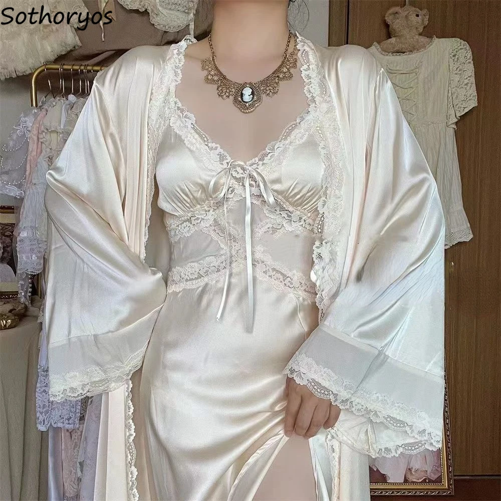 Silk Robe Gown Sets Women Gent - Robe Silk Women 리뷰 및 가격