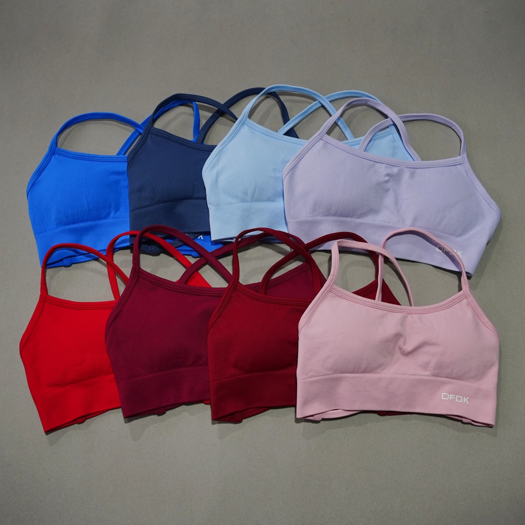 DFDK Ribbed Seamless Cross Bac - Push Up Bra Padded 리뷰 및 가격