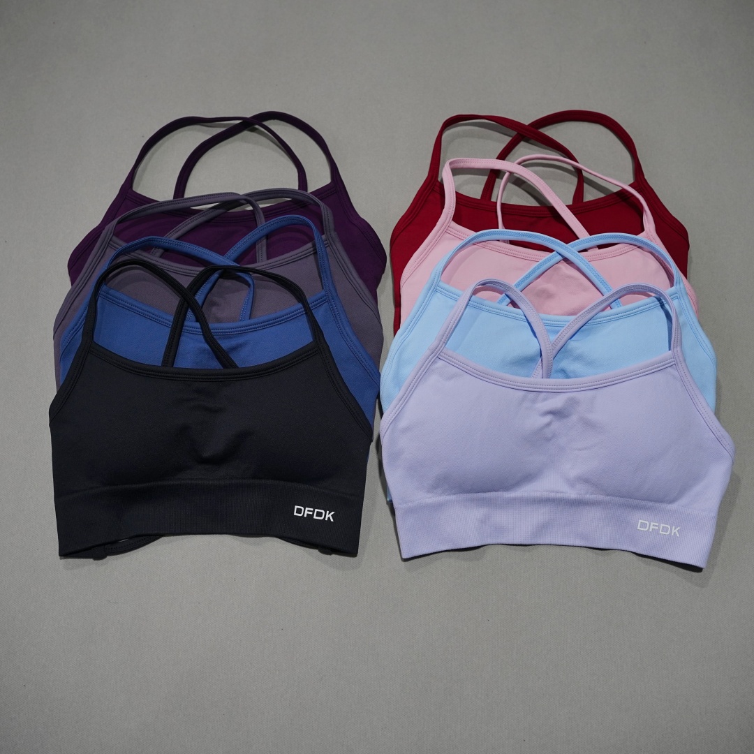 DFDK Ribbed Seamless Cross Bac - Push Up Bra Padded 리뷰 및 가격